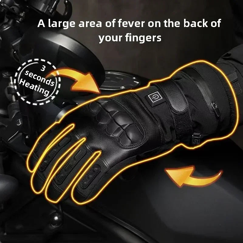 Gants de Moto Chauffants – Confort & Chaleur Totale