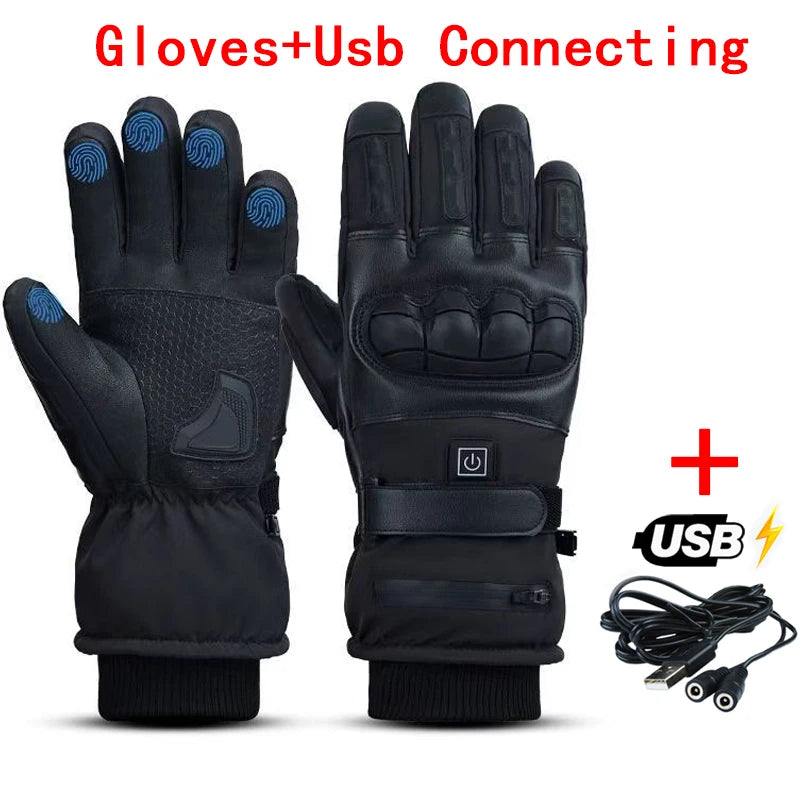 Gants de Moto Chauffants – Confort & Chaleur Totale