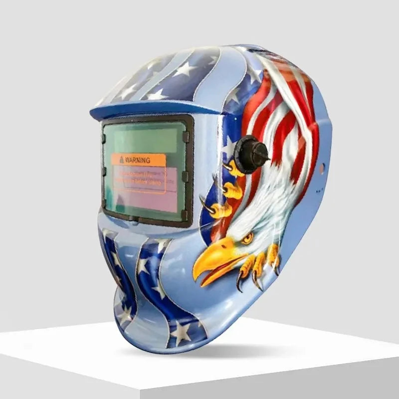 AIRAJ Welding Helmet Auto Darkening Welding Mask For TIG MIG ARC Welder Machine Large View True Color DIN9-13 93*42MM Vision